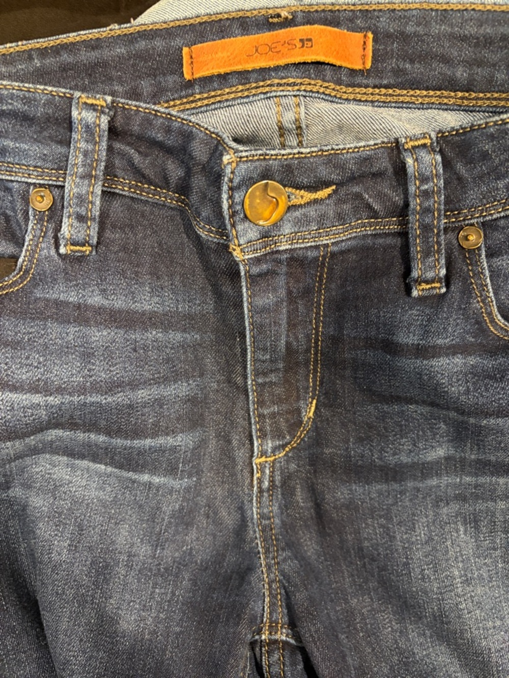 Joe's Jeans Mid-Rise Skinny Ankle Jeans - Dark Blue 28